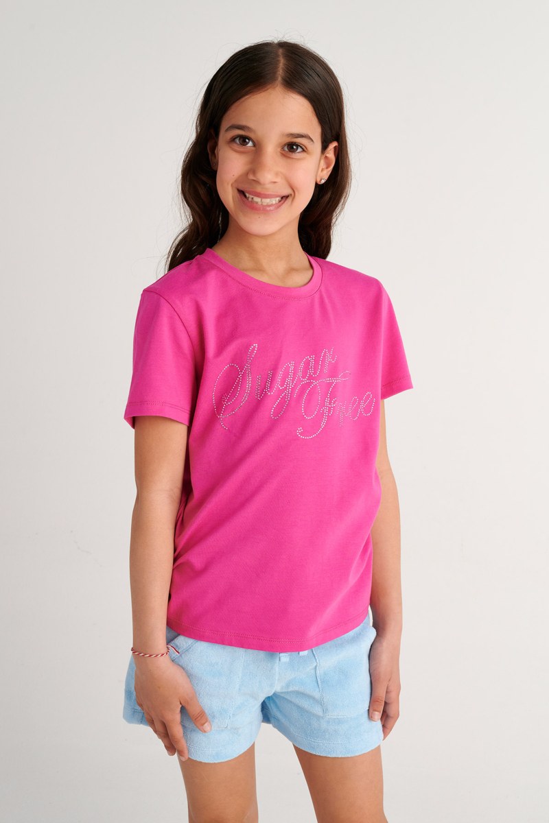 MONOCHROME TERRY SHORTS FOR GIRLS-26610001-987