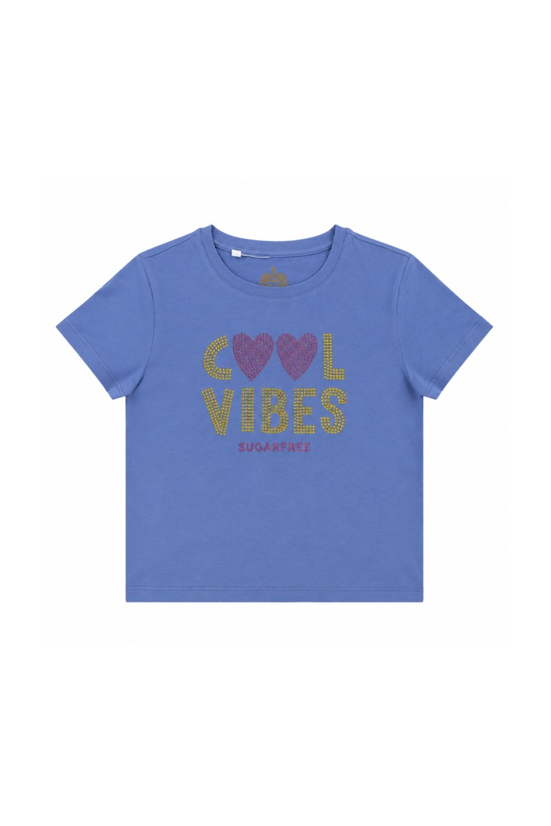 EMBELLISHED COTTON T-SHIRT FOR GIRLS-26612024-421