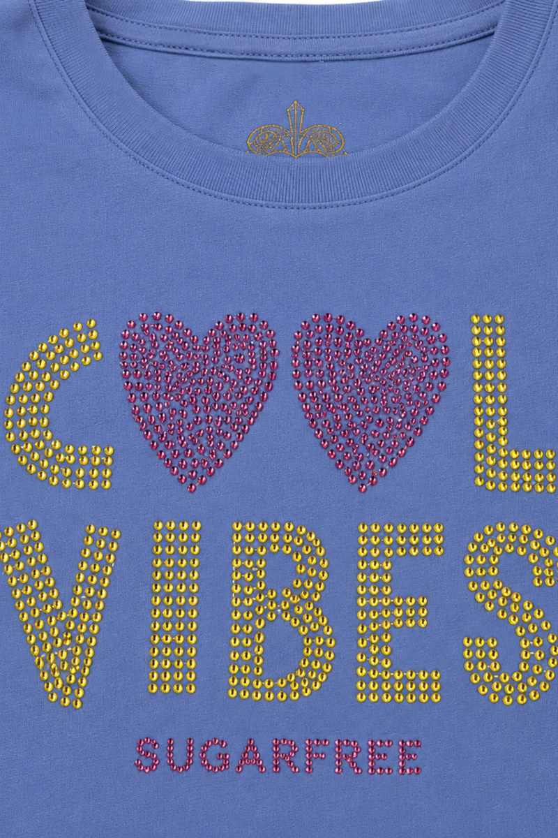 EMBELLISHED COTTON T-SHIRT FOR GIRLS-26612024-421