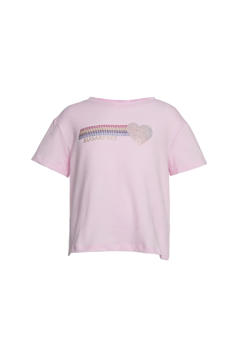 EMBELLISHED COTTON T-SHIRT FOR GIRLS-26612026-711