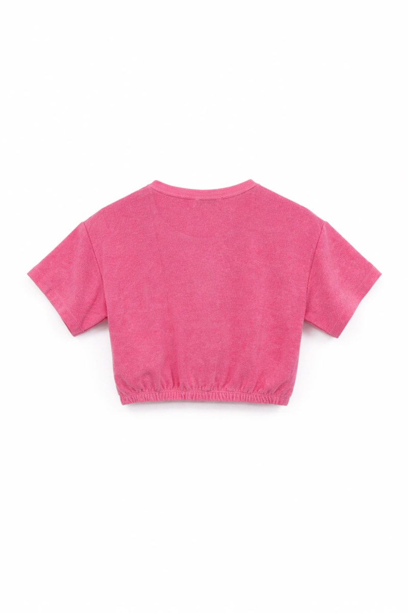 EMBELLISHED TERRY T-SHIRT FOR GIRLS-26612034-727