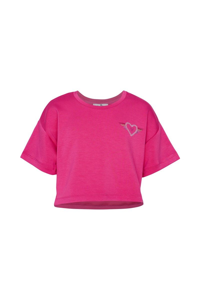 EMBELLISHED SOFT LIGHT TOUCH T-SHIRT FOR GIRLS-26612038-815