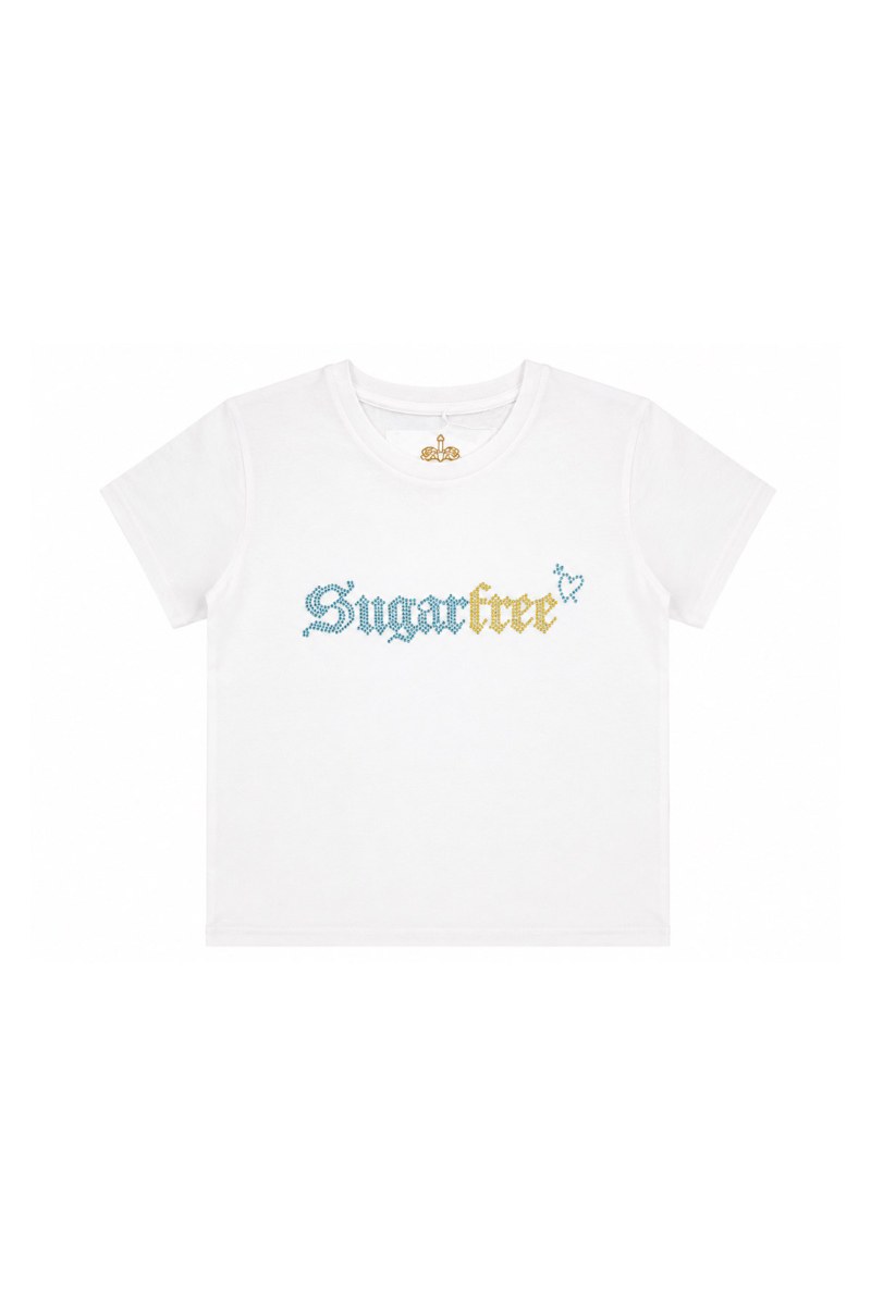 EMBELLISHED COTTON T-SHIRT FOR GIRLS-26612043-102