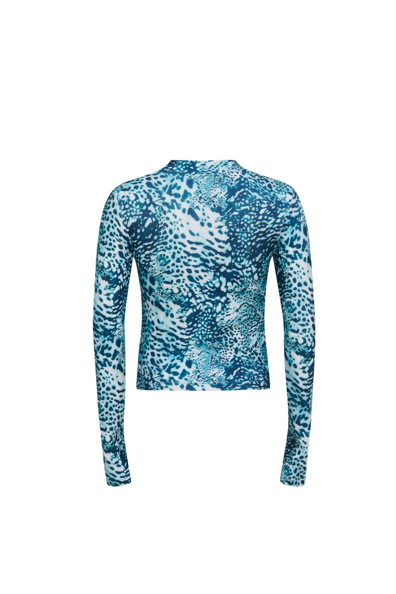 PRINTED LONG SLEEVED SPORTS JACKET IN SLIM FIT FOR GIRLS-26613021-414