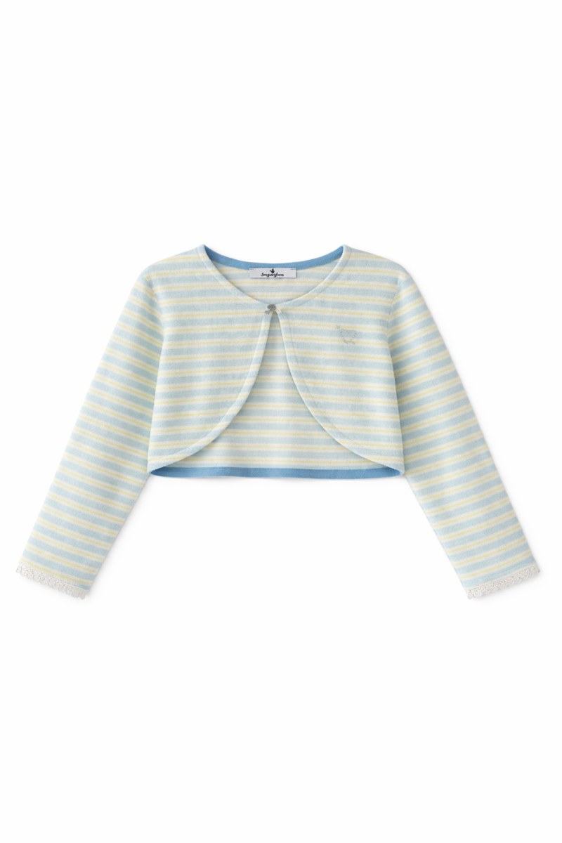 STRIPED TERRY BOLERO FOR GIRLS-26613036-987