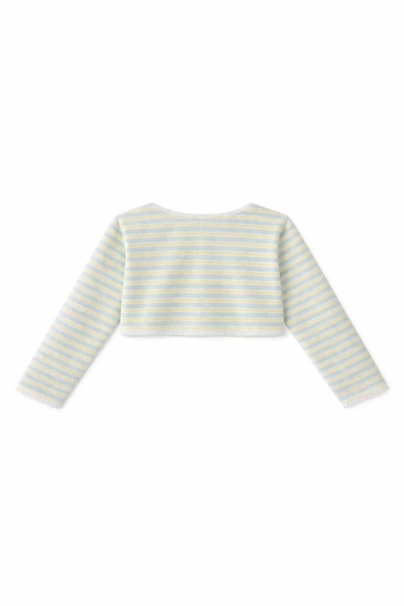 STRIPED TERRY BOLERO FOR GIRLS-26613036-987