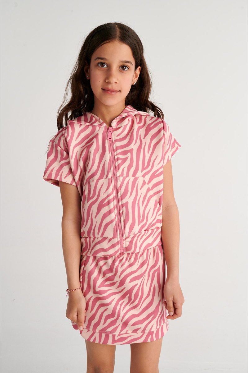 SOFT LIGHT TOUCH PRINTED MINI SKIRT FOR GIRLS-26614039-719