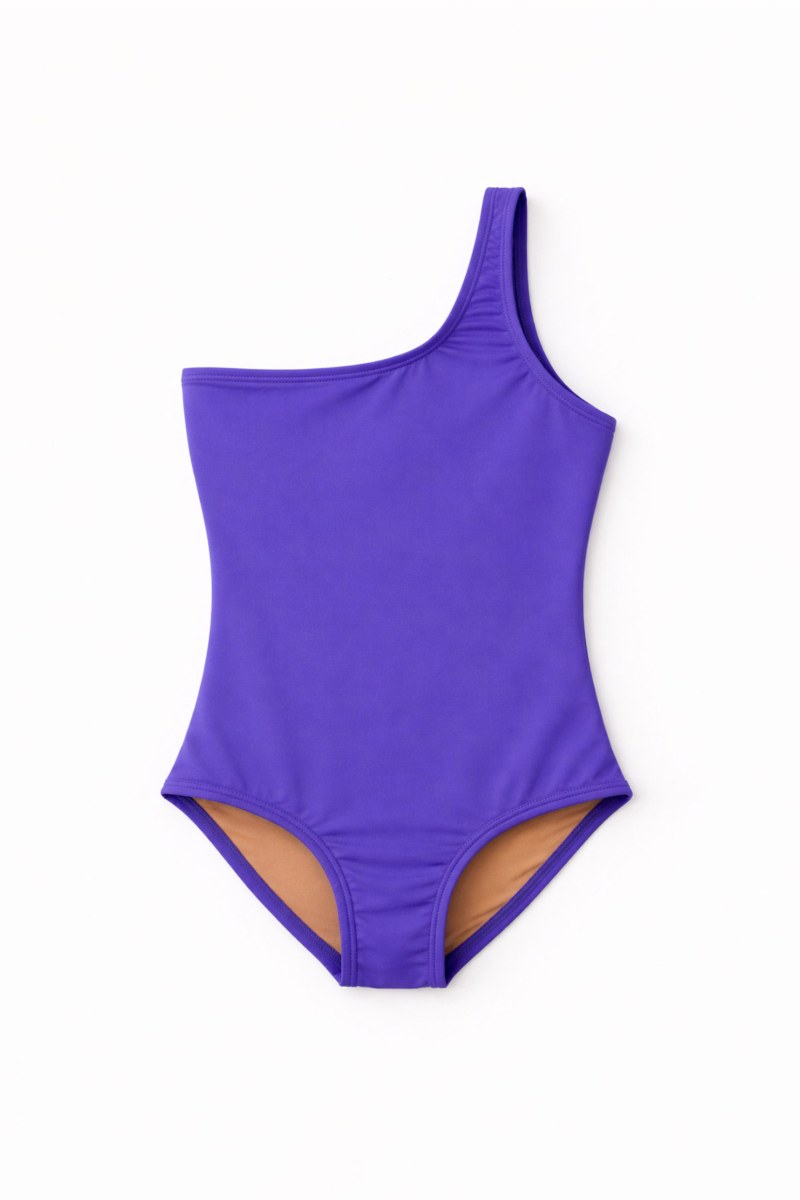 ONE SHOULDER ONEPIECE SWIMSUIT FOR GIRLS-26615006-812