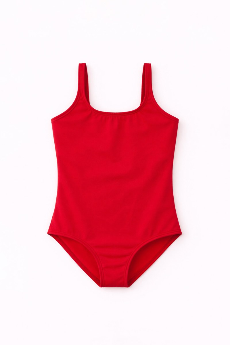 OPEN BACK MONOCHROME ONEPIECE SWIMSUIT FOR GIRLS-26615011-630