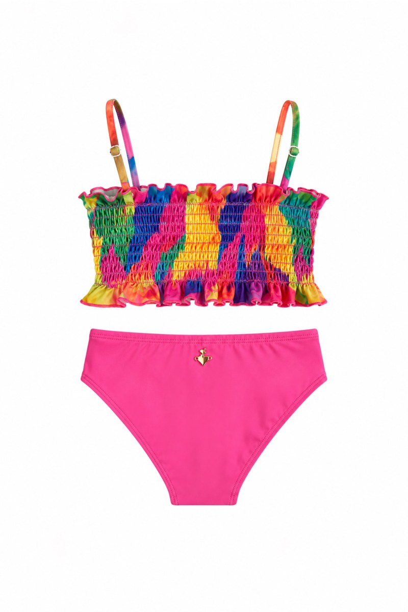 PRINTED BIKINI SET FOR GIRLS-26616002-999