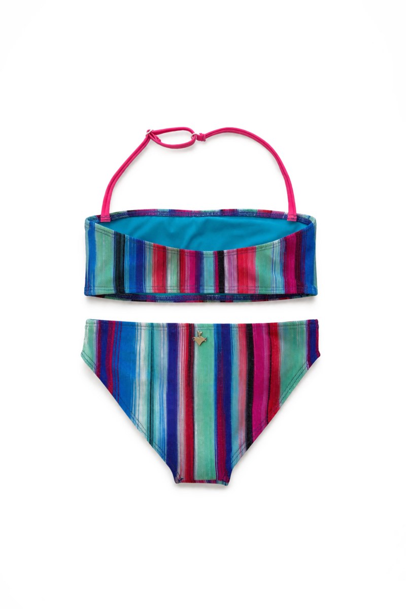 STRIPED BIKINI SET FOR GIRLS-26616004-999