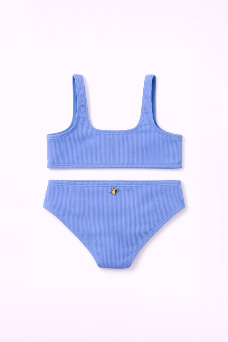 MONOCHROME SWIMWEAR BIKINI SET FOR GIRLS-26616006-431