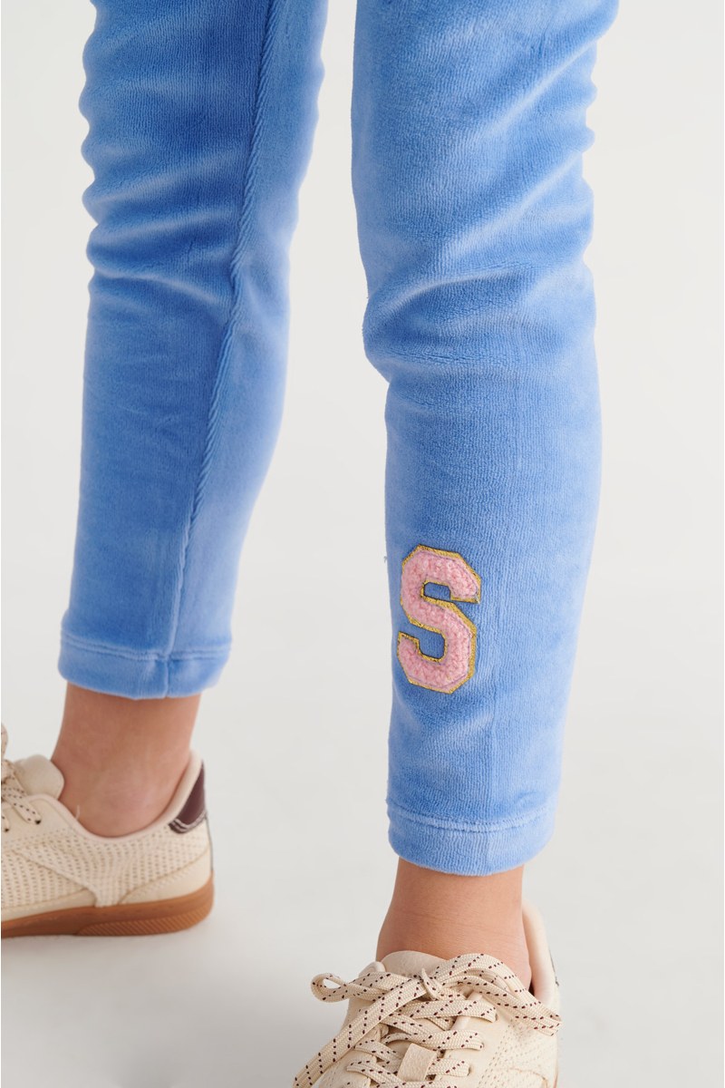 TWO-TONE STYLED SUPER SOFT VELOUR TRACKSUIT SET FOR GIRLS WITH RAINBOW ZIPPER-26618012-421