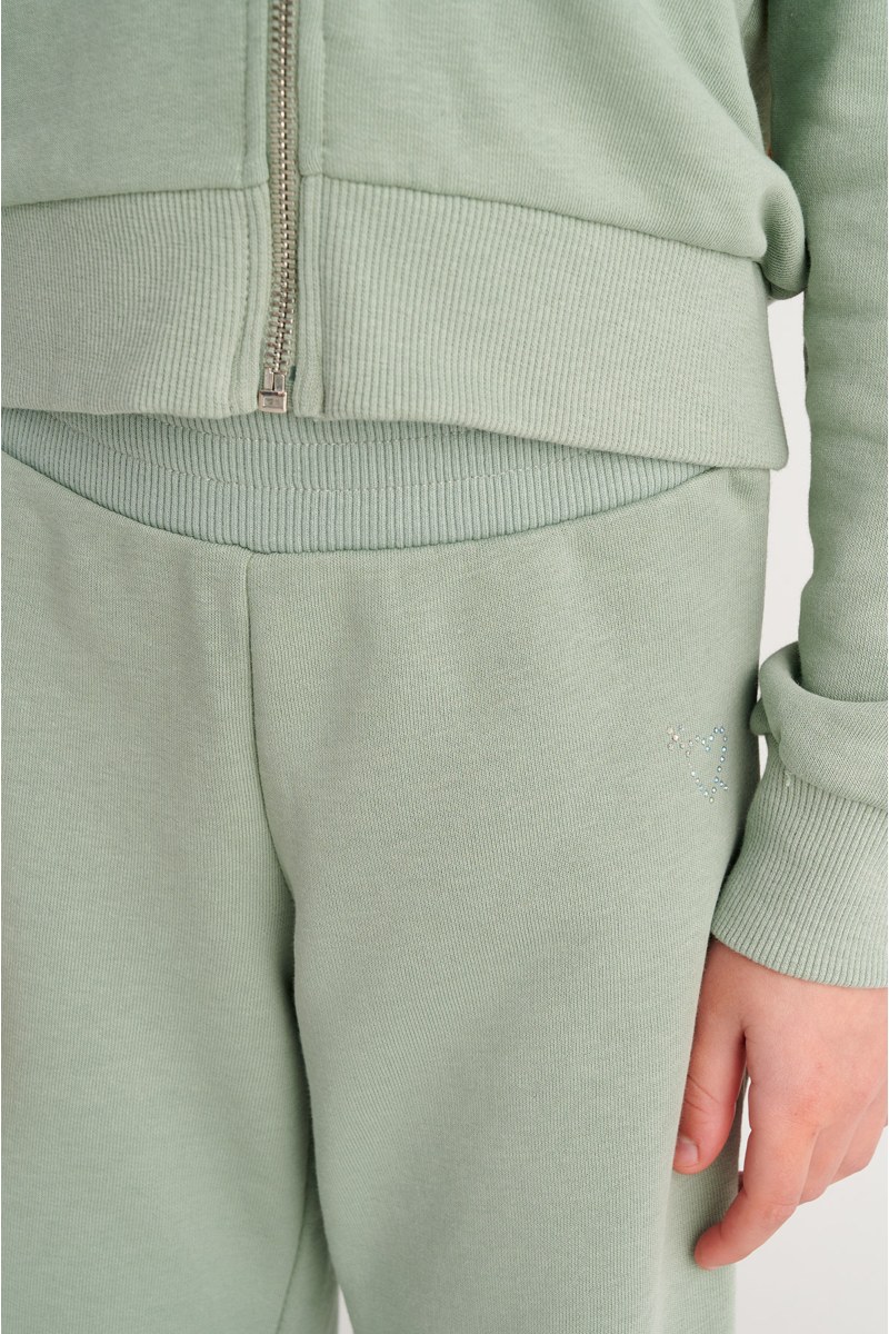 COLORFUL STRASS EMBELLISHED COTTON TRACK SET FOR GIRLS-26618019-870