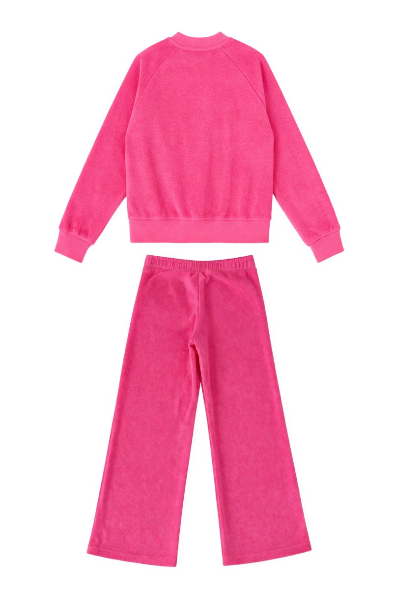 STRASS EMBELLISHED TERRY TRACK SET FOR GIRLS-26618034-727