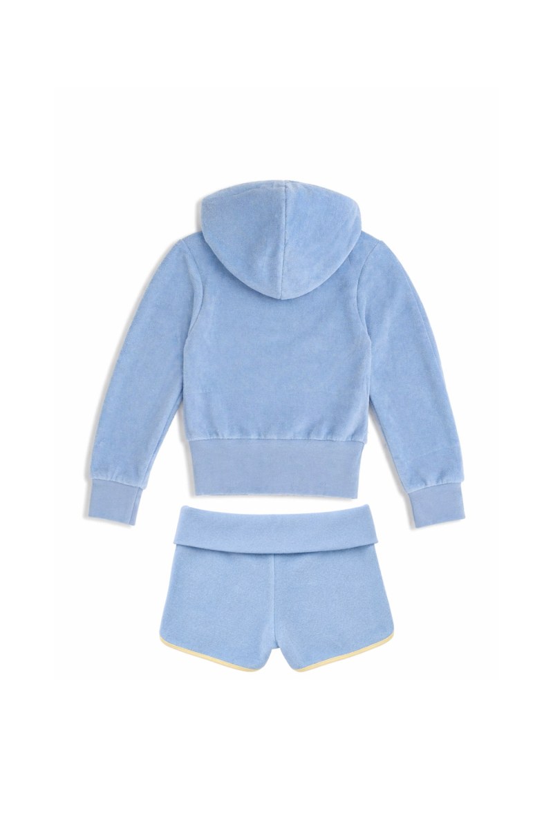 TERRY SET JACKET/SHORTS FOR GIRLS-26618037-987
