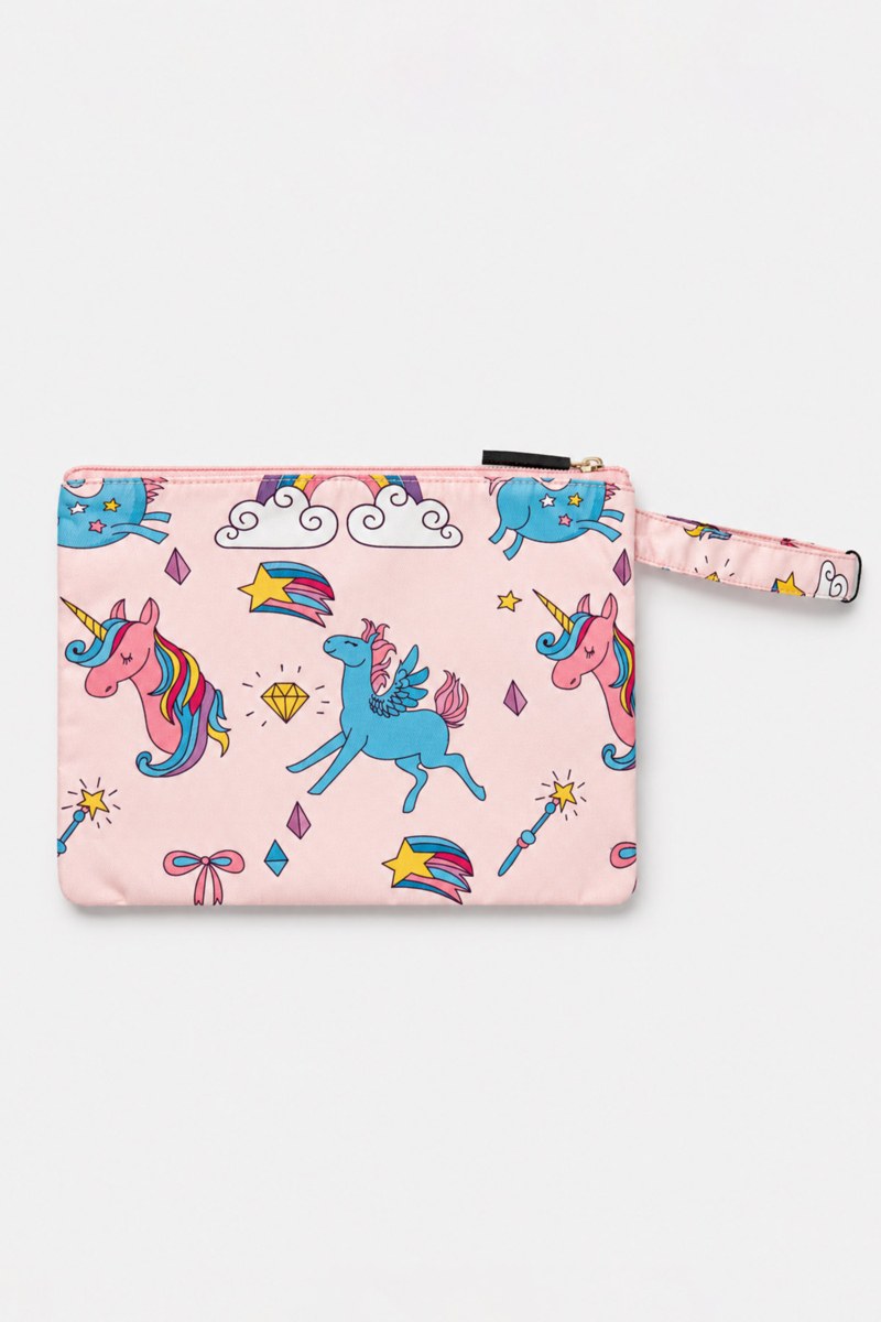 ZIPPED GIRLS BEACH POUCH-26619004-712
