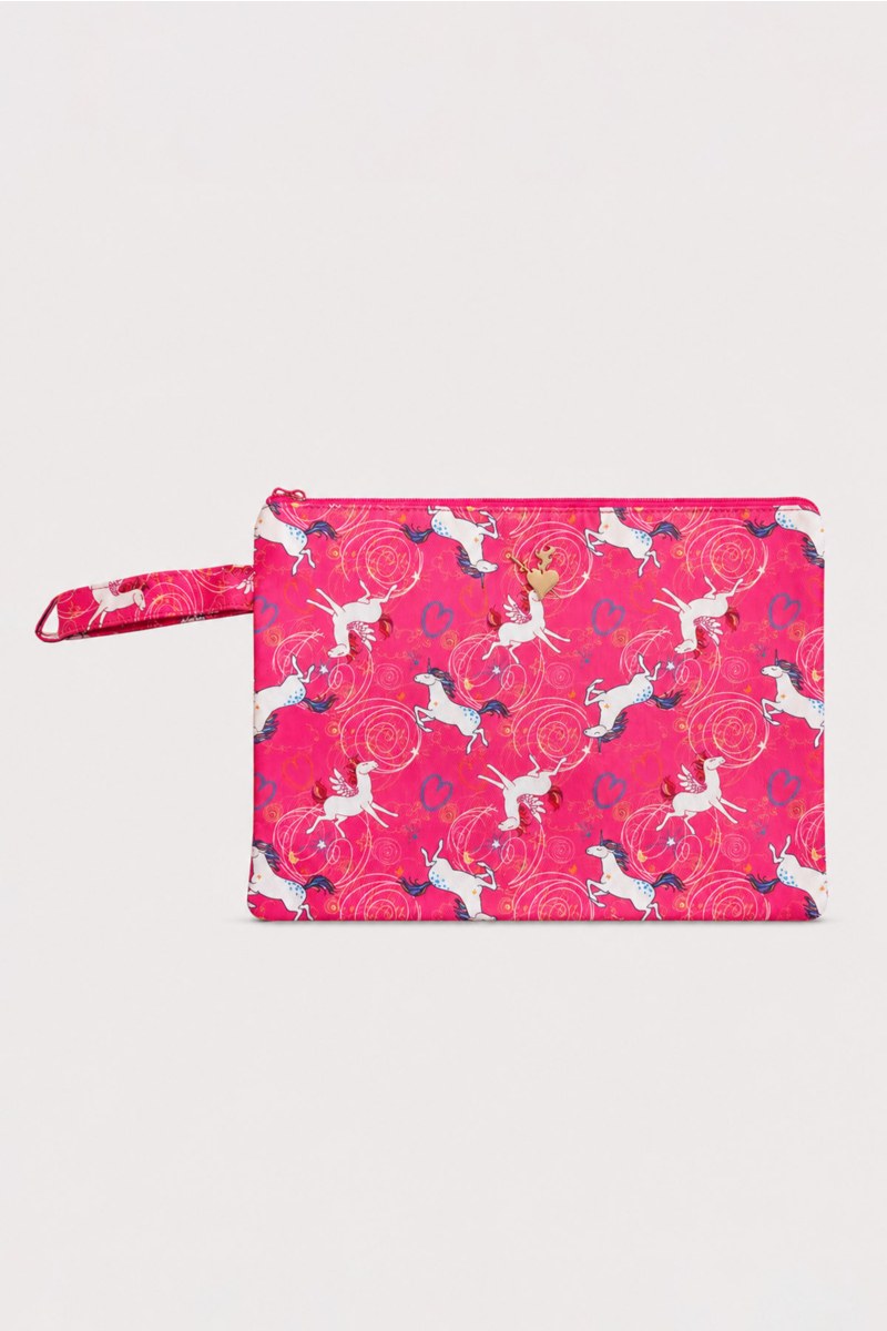 ZIPPED GIRLS BEACH POUCH-26619006-618