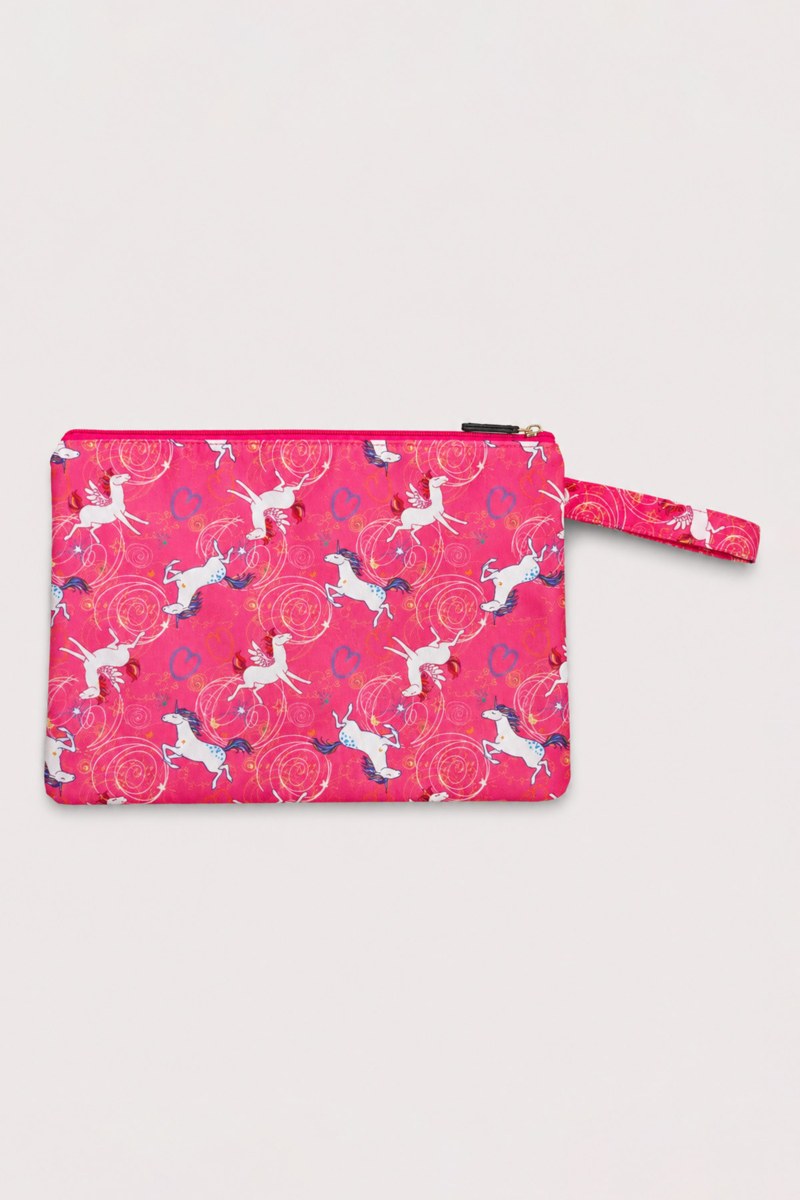 ZIPPED GIRLS BEACH POUCH-26619006-618