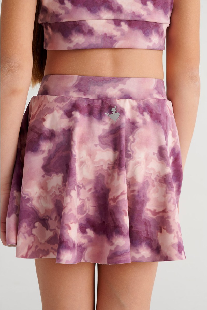 TIE-DYE SPORTS ΜΙΝΙ SKORT FOR GIRLS-26644000-999