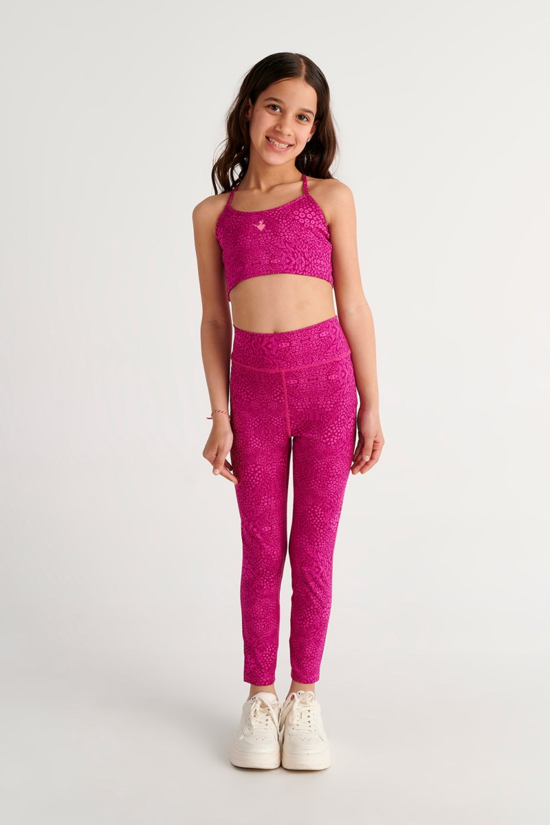 PRINTED SPORTS CROP TOP / BRA FOR GIRLS-26648000-999