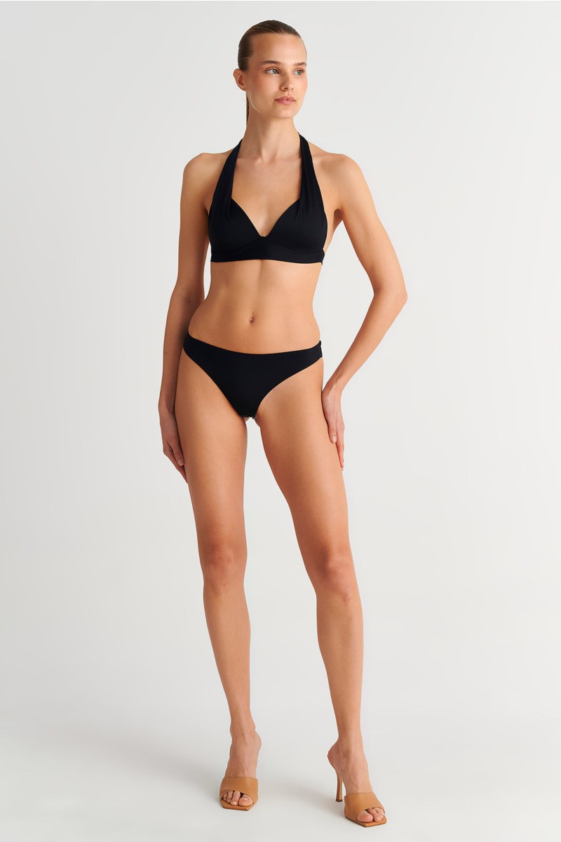 RECYCLED UNDERWIRED TRIANGLE SWIMWEAR BIKINI TOP-26801001-110