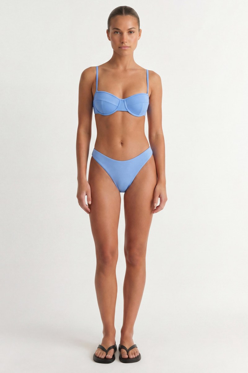 RECYCLED UNDERWIRE SWIMWEAR BIKINI TOP-26801004-309
