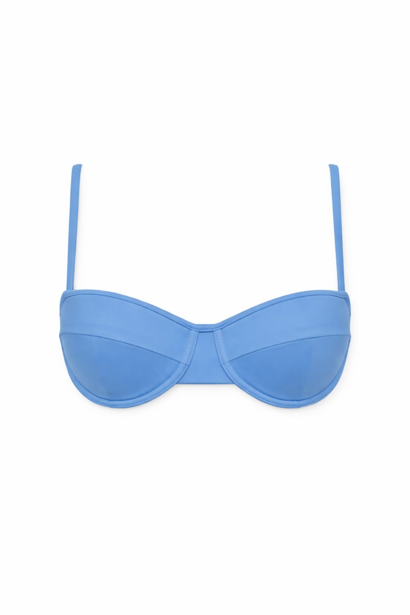 RECYCLED UNDERWIRE SWIMWEAR BIKINI TOP-26801004-309