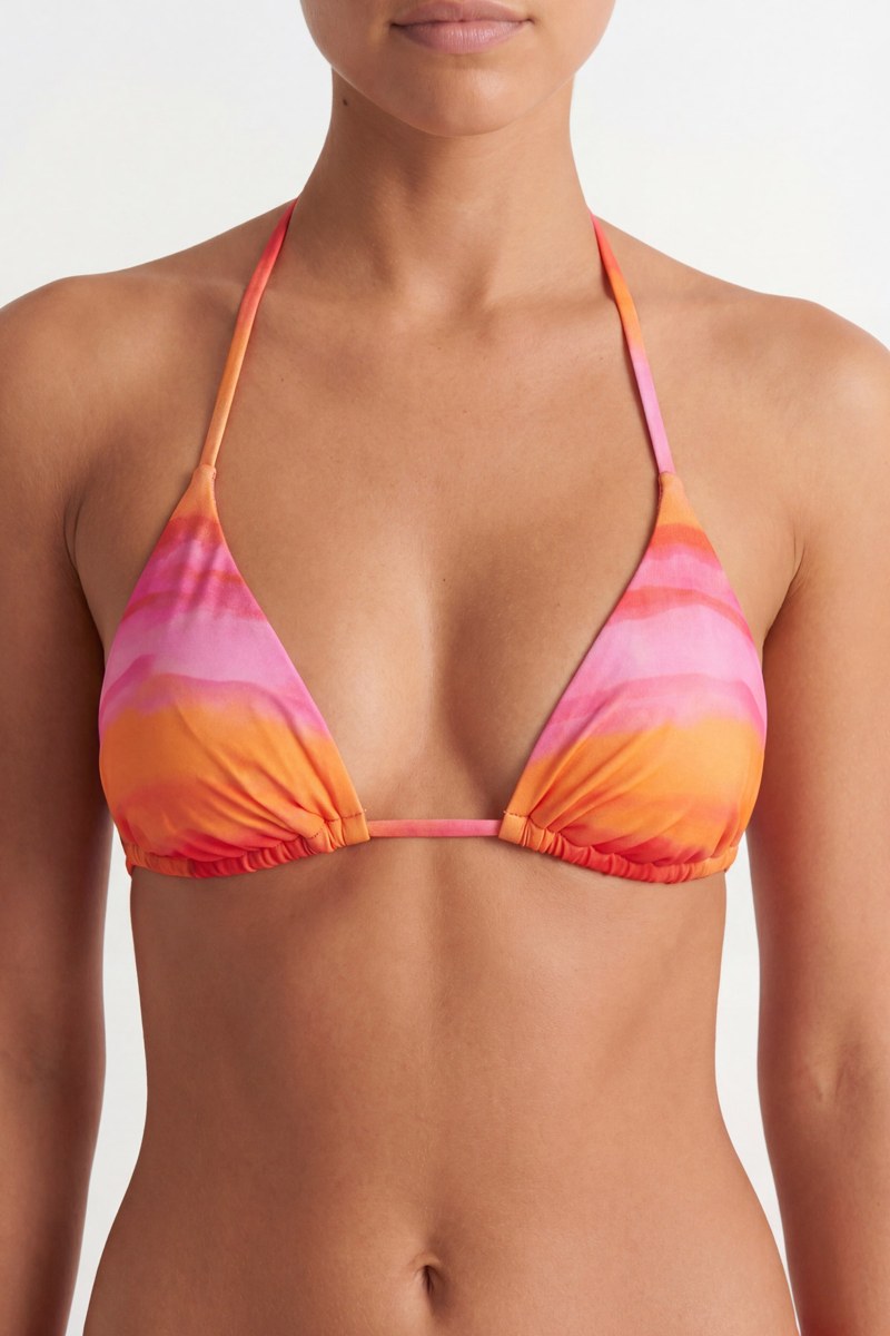 MULTICOLOR PRINTED TRIANGLE BIKINI TOP-26801021-943