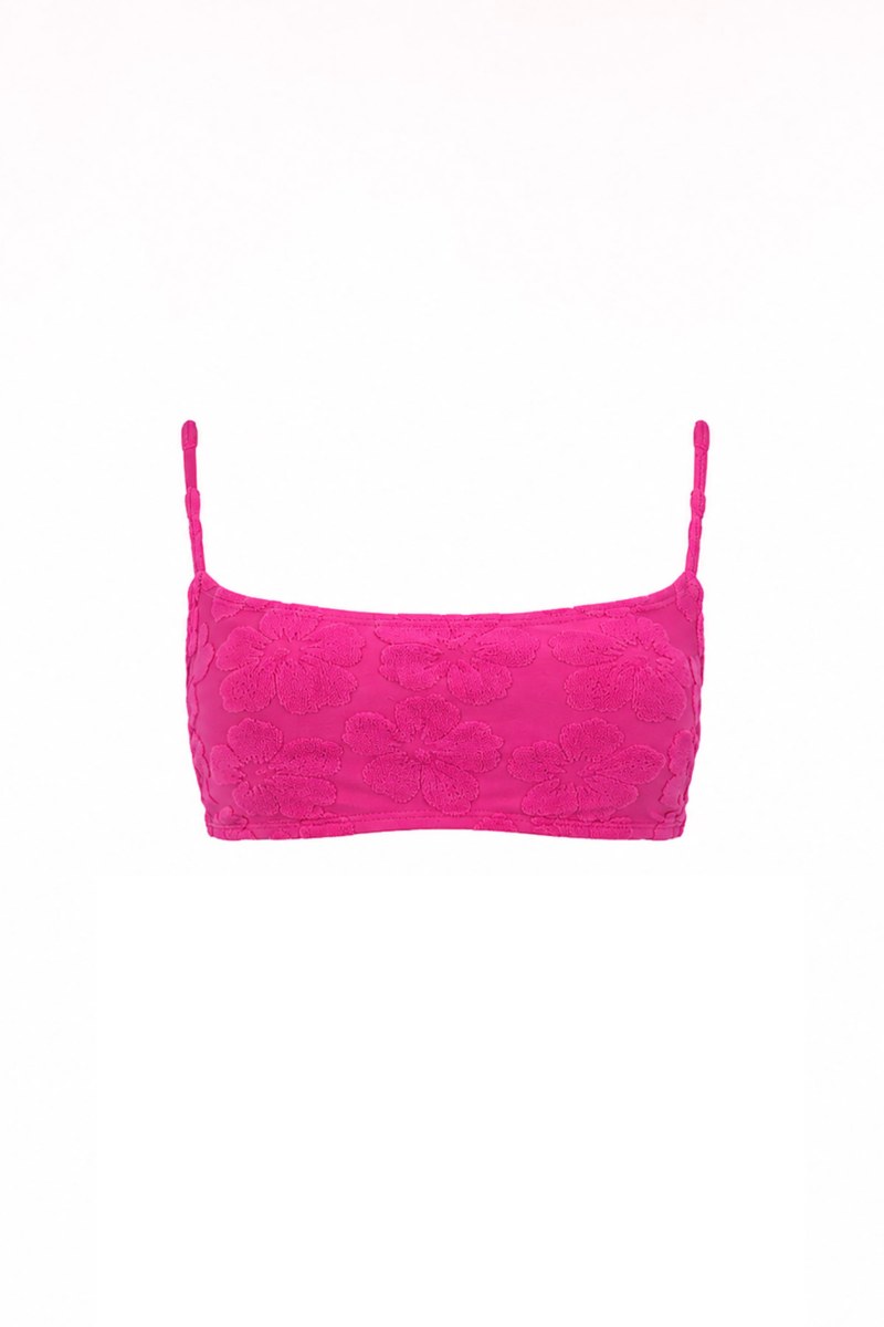 TEXTURED SWIMWEAR BIKINI CROP TOP-26801031-717