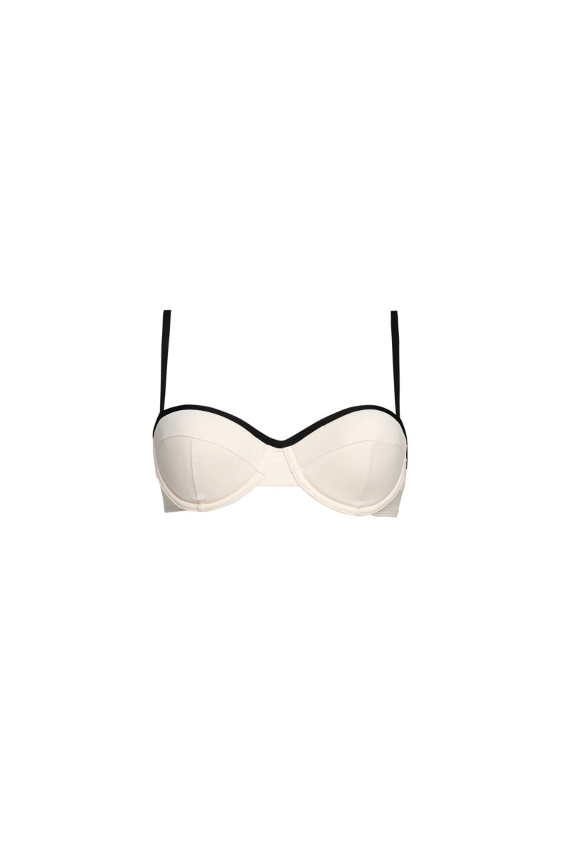 TWO-TONE STYLED UNDERWIRE SWIMWEAR BIKINI TOP IN CUP C-26801032C-102