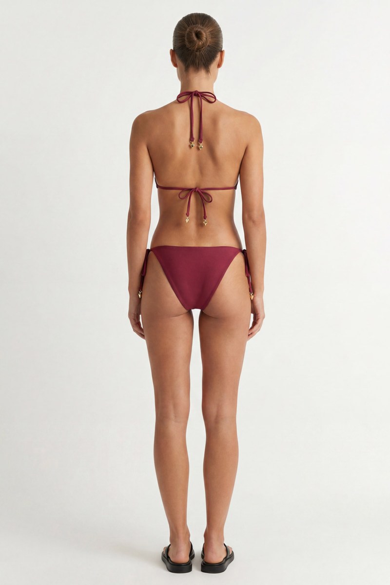TRIANGLE BIKINI TOP WITH METAL ACCESSORY-26801039-927