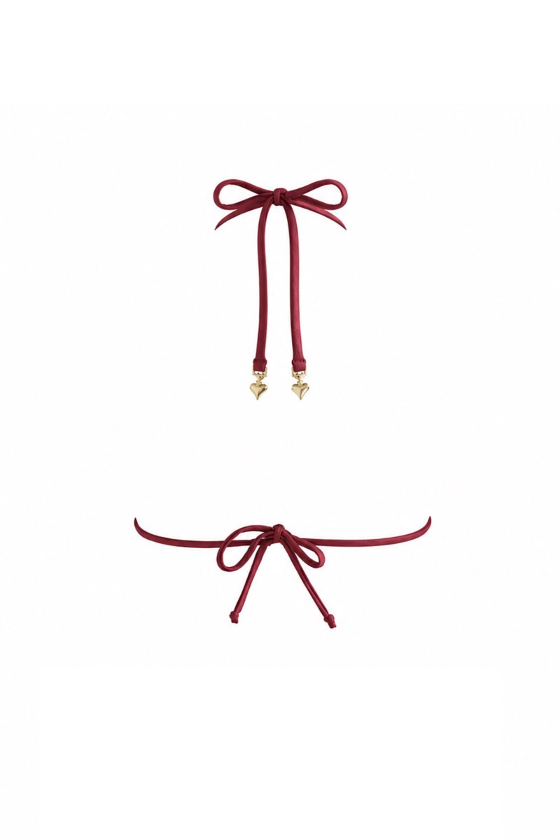 TRIANGLE BIKINI TOP WITH METAL ACCESSORY-26801039-927