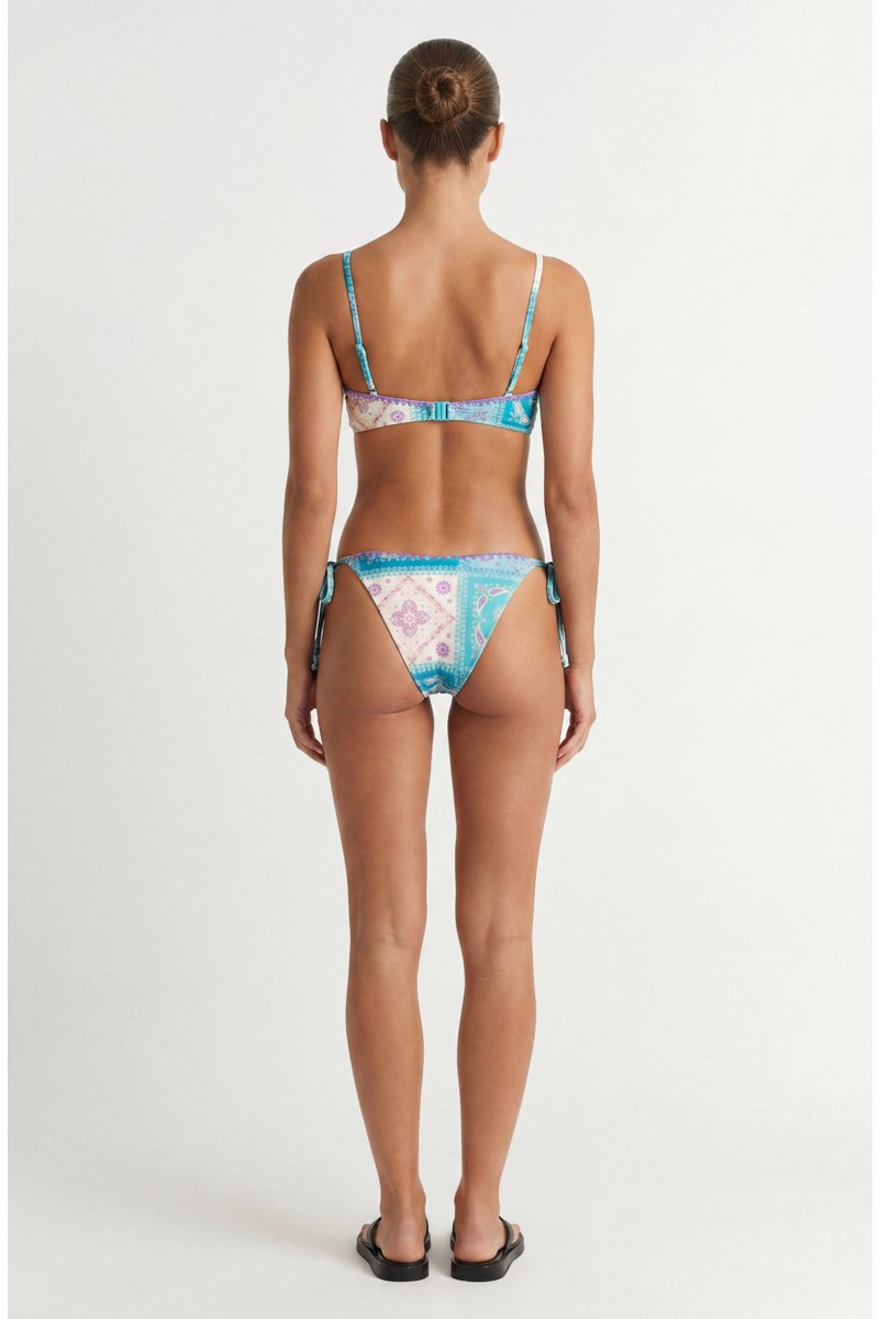 PRINTED STRAPLESS PUSH-UP SWIMWEAR BIKINI TOP-26801040-944