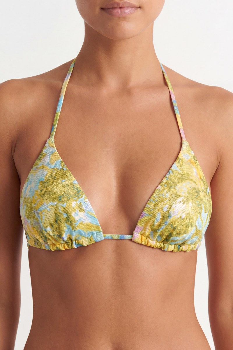 SWIMWEAR TRIANGLE BIKINI TOP WITH SEQUINS-26801074-602