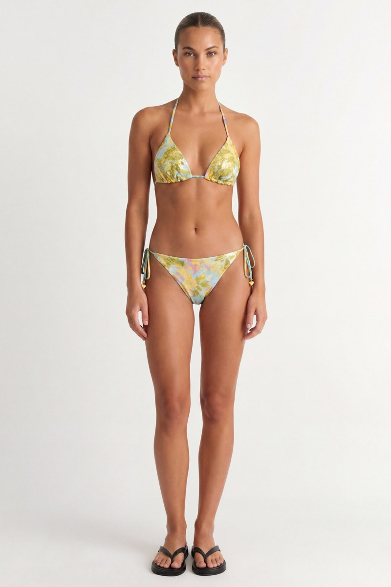 SWIMWEAR TRIANGLE BIKINI TOP WITH SEQUINS-26801074-602