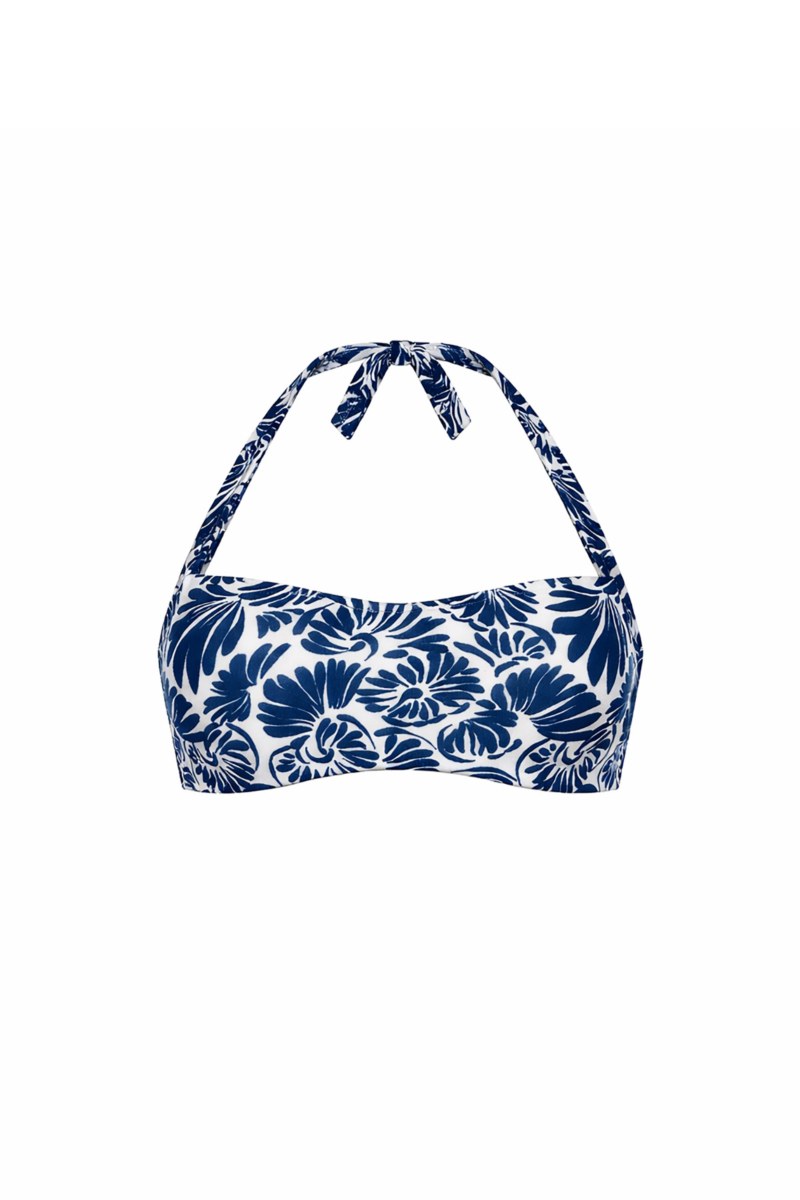 PRINTED STRAPLESS BIKINI TOP-26801083D-425