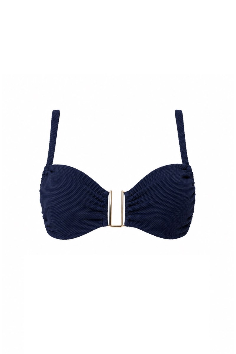 SWIMWEAR BIKINI TOP WITH METALLIC ACCESSORY-26801086-425