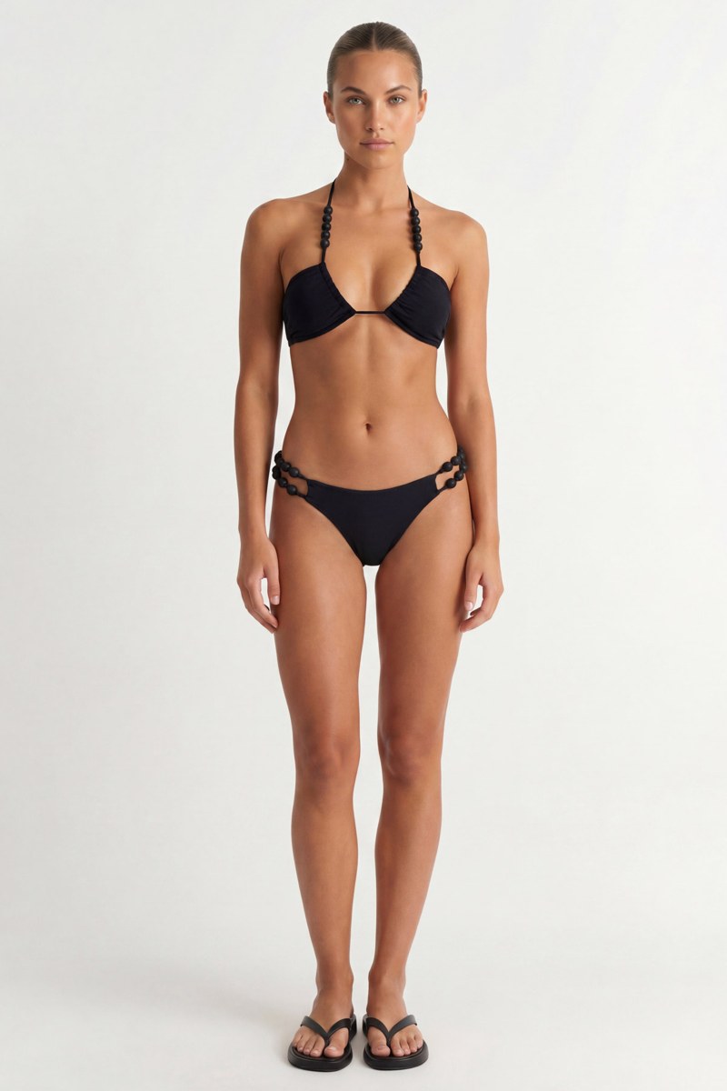 MONOCHROME TRIANGLE SWIMWEAR BIKINI TOP-26801105-110