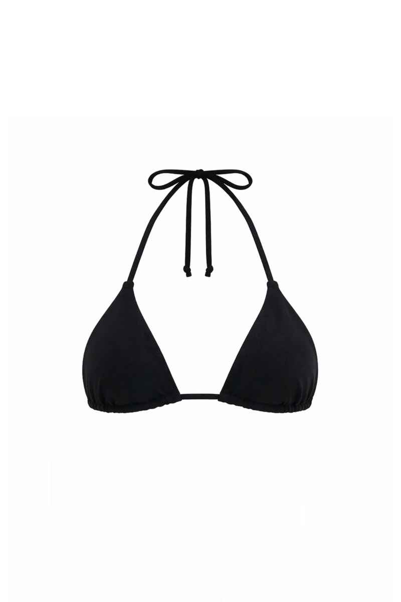 TRIANGLE BIKINI TOP WITH DECORATIVE BEADED BACK DETAIL-26801106-110