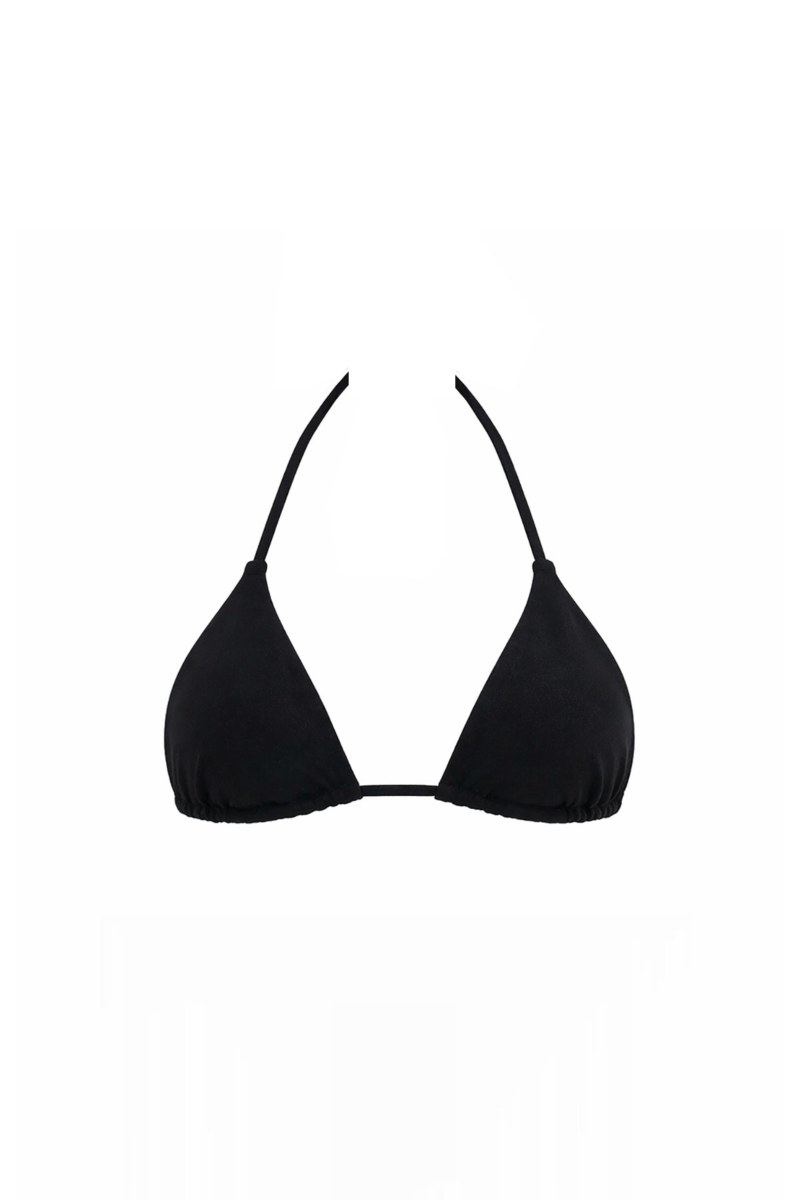 TRIANGLE BIKINI TOP WITH DECORATIVE BEADED BACK DETAIL-26801106-110