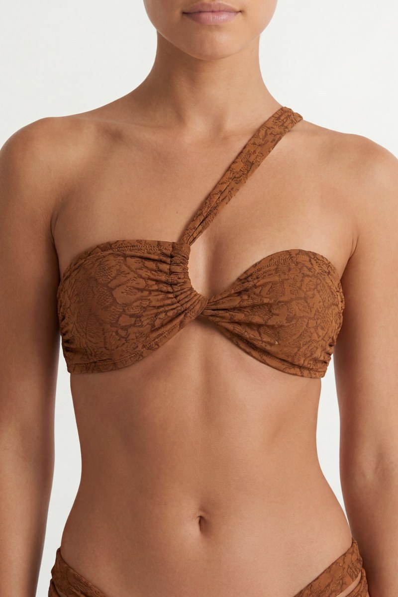 ONE SHOULDER BANDEAU BIKINI TOP-26801120-615