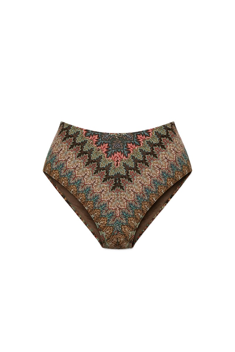 HIGH WAISTED CROCHET SWIMWEAR BIKINI SLIP-26802038-908