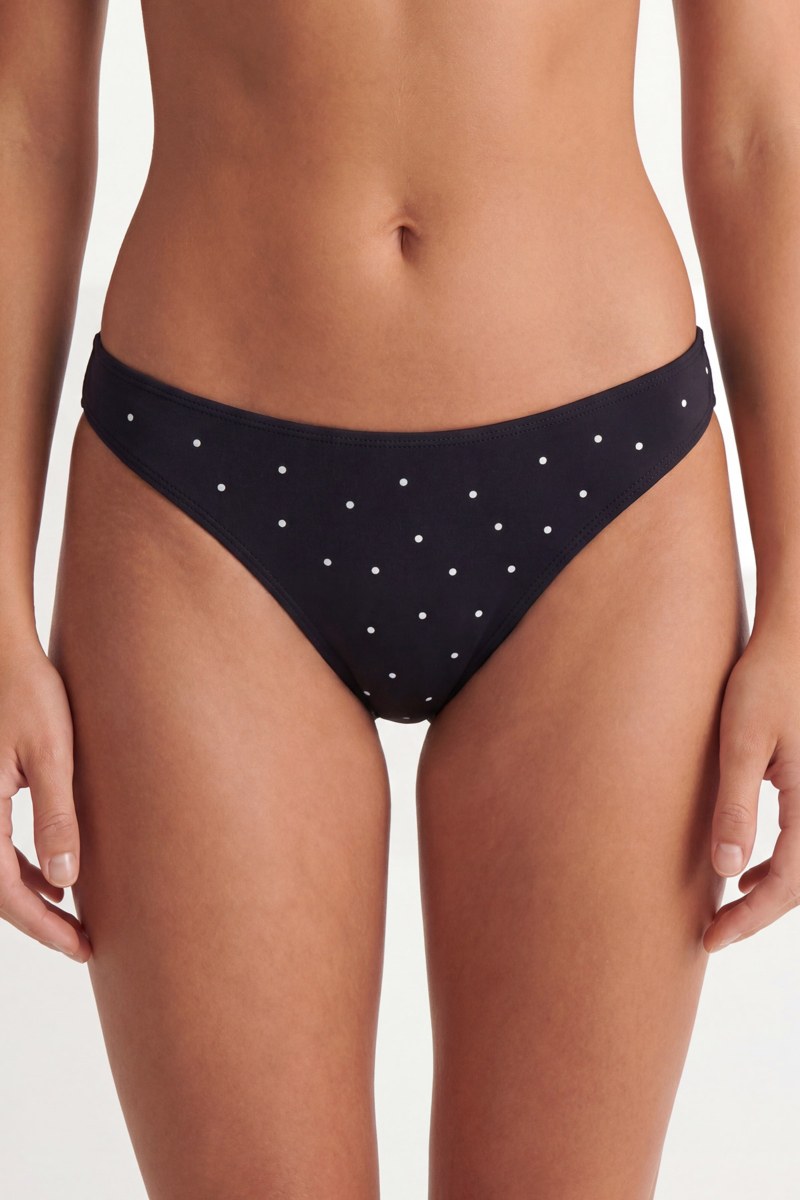 FAUX PEARL-EMBELLISHED SWIMWEAR BIKINI SLIP-26802046-110