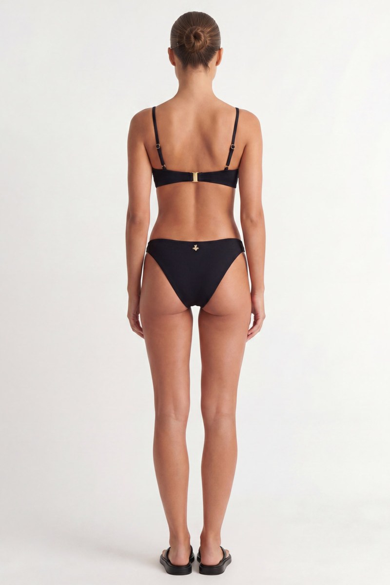 FAUX PEARL-EMBELLISHED SWIMWEAR BIKINI SLIP-26802046-110