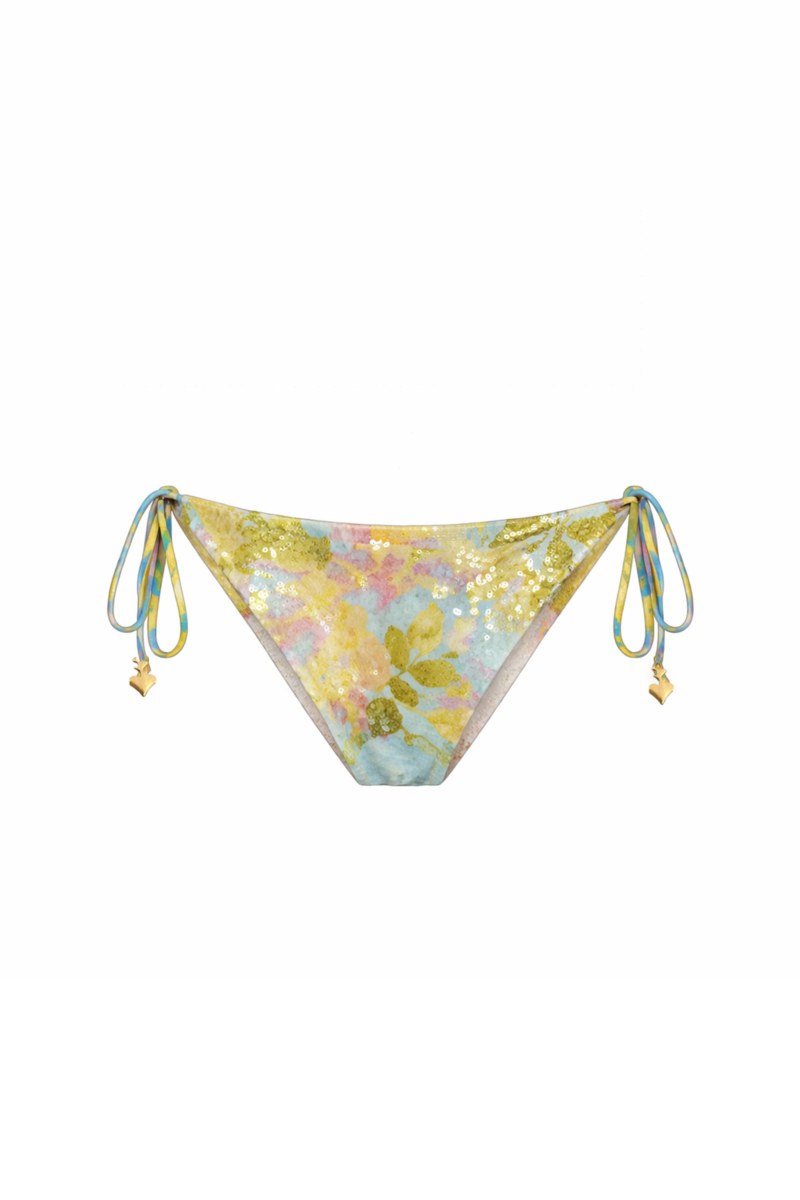 TIE-SIDE SWIMWEAR BIKINI SLIP WITH SEQUINS-26802074-602