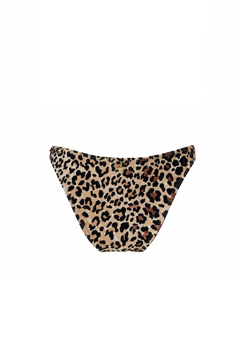 LEOPARD PRINTED BIKINI BOTTOM WITH METAL ACCESSORY-26802101-311