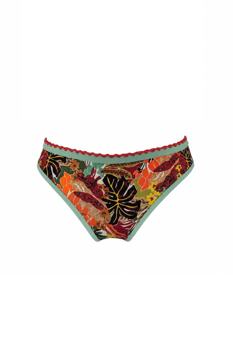 FLORAL PRINTED HIPSTER SWIMWEAR BIKINI BRIEF-26802115-847