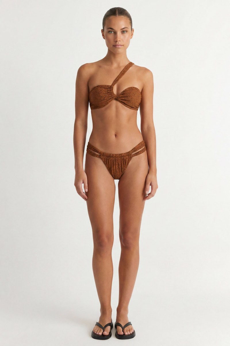 ANIMAL PRINTED BRAZILIAN BIKINI BOTTOM WITH DOUBLE STRAPS-26802120-615