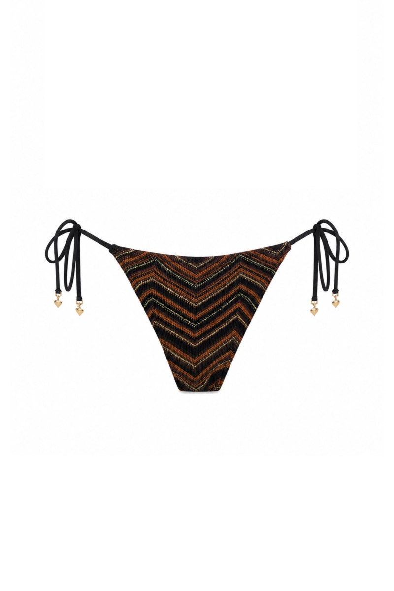 CROCHET SWIMWEAR TIE-SIDE BIKINI SLIP-26802141-311